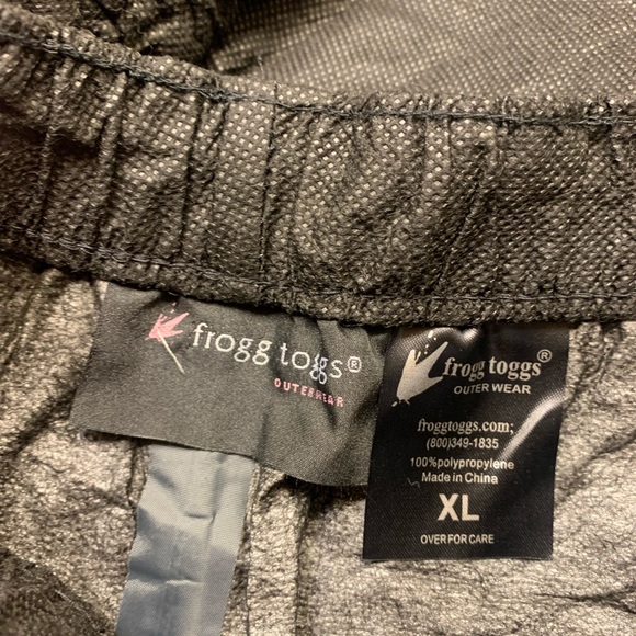 Frogg Toggs Men’s Classic All Sport Rain Suit. Jacket: Size Large. Pant: Size XL - Picture 3 of 8